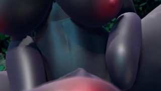 POV фута, глубокий минет, минет, GIF