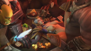 World Of Warcraft Порно! Джайну трахают орки